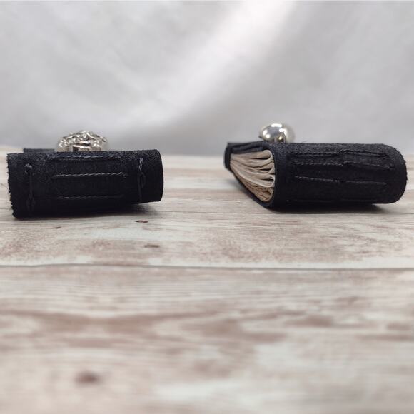 Small Black Leather Journals - Picture 3 of 9